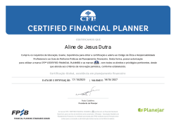 Certificação CFP®