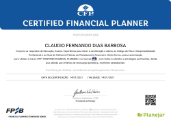 Certificação CFP®
