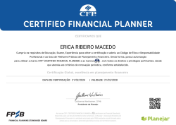 Certificação CFP®