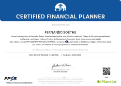 Certificação CFP®