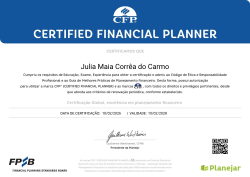 Certificação CFP®