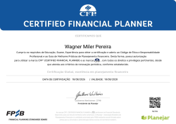 Certificação CFP®
