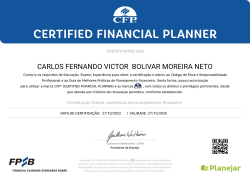 Certificação CFP®