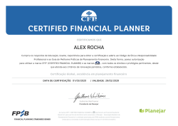Certificação CFP®