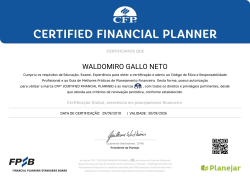 Certificação CFP®