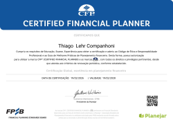 Certificação CFP®