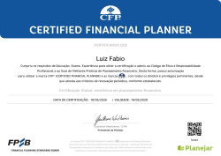 Certificação CFP®