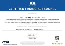 Certificação CFP®