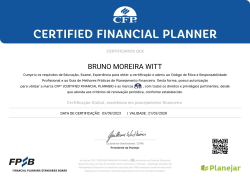 Certificação CFP®