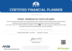 Certificação CFP®