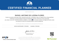 Certificação CFP®