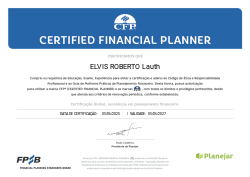 Certificação CFP®