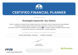 Certificação CFP®