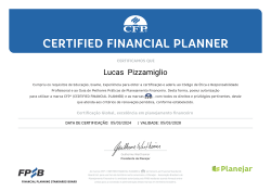 Certificação CFP®