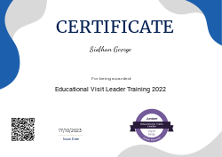 Educational Visit Leader Training 2022
