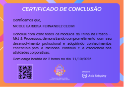 Trilha Na Prática - MKT & Processos