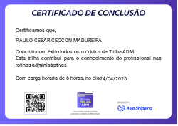 Trilha ADM