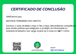 Práticas de Mesa Limpa e Tela Limpa
