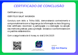Trilha SGSI | Sistema de Gestão de Segurança da Informação