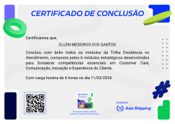 Trilha Excelência em Atendimento