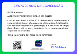 Trilha SGSI | Sistema de Gestão de Segurança da Informação