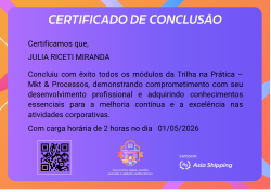 Trilha Na Prática - MKT & Processos