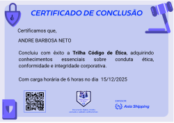 Trilha Código de Ética