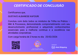 Trilha Na Prática - MKT & Processos