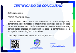 Trilha Integridade