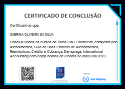 Trilha CW1 | Financeiro