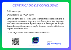 Trilha SGSI | Sistema de Gestão de Segurança da Informação
