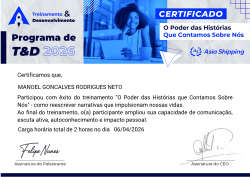 O Poder Das Histórias Que Contamos Sobre Nós