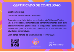Trilha Na Prática - MKT & Processos