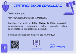 Trilha Código de Ética