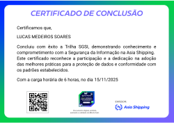 Trilha SGSI | Sistema de Gestão de Segurança da Informação
