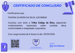 Trilha Código de Ética