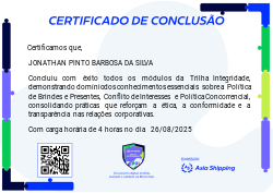 Trilha Integridade
