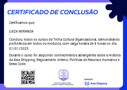 Trilha Cultura Organizacional