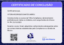 Trilha Compliance