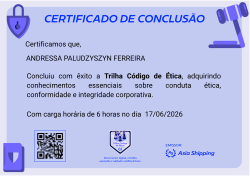 Trilha Código de Ética