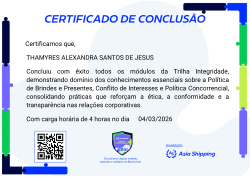 Trilha Integridade