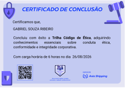 Trilha Código de Ética