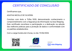 Trilha SGSI | Sistema de Gestão de Segurança da Informação