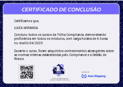 Trilha Compliance