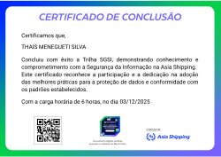 Trilha SGSI | Sistema de Gestão de Segurança da Informação