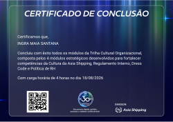 Trilha Cultura Organizacional