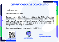 Trilha Integridade