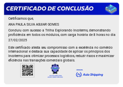 Trilha Explorando Incoterms