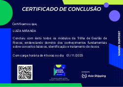 Trilha Gestão de Riscos