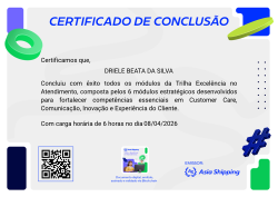 Trilha Excelência em Atendimento
